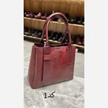 کیف آلاله چرم طبیعی گاوی ابعاد 30 در 23 سانتی متر